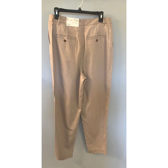 NWT ANA High Rise Tapered Leg Dress Pants Tan Size 6 Long - Picture 7 of 7